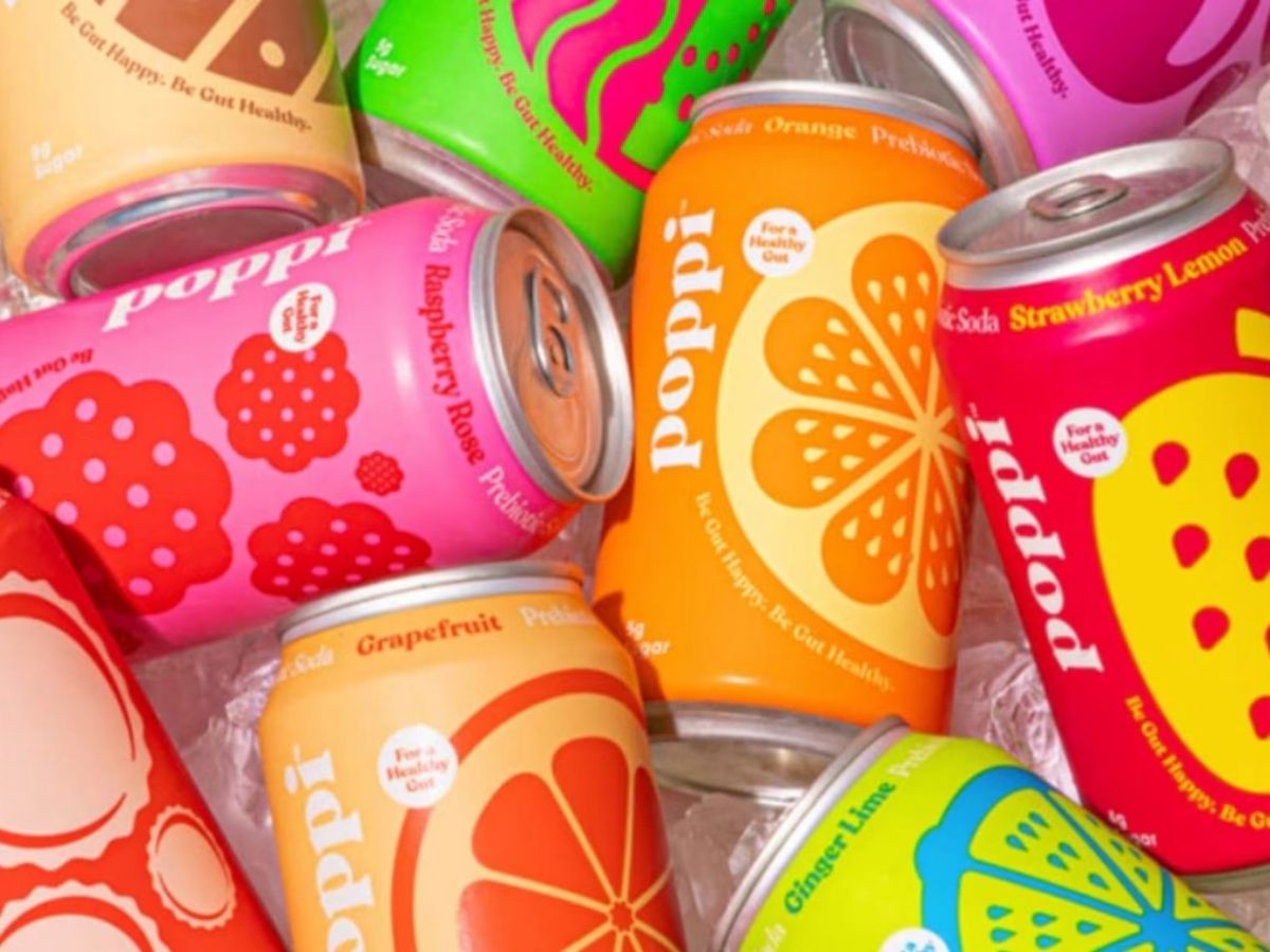 New! Assorted Beverages featuring Poppi Soda